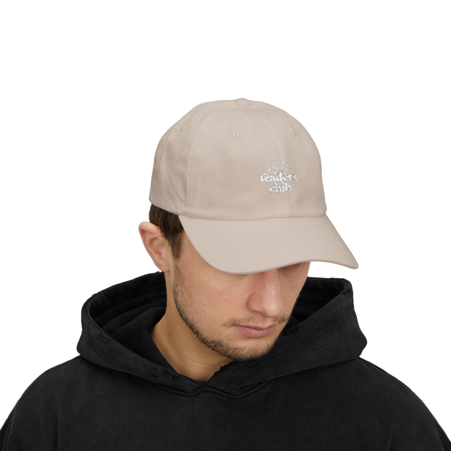 The Quiet Shelf Quiet Readers Club Dad Hat