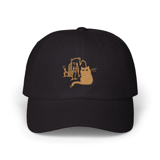The Quiet Shelf Halloween Cat Dad Hat - The Quiet Shelf