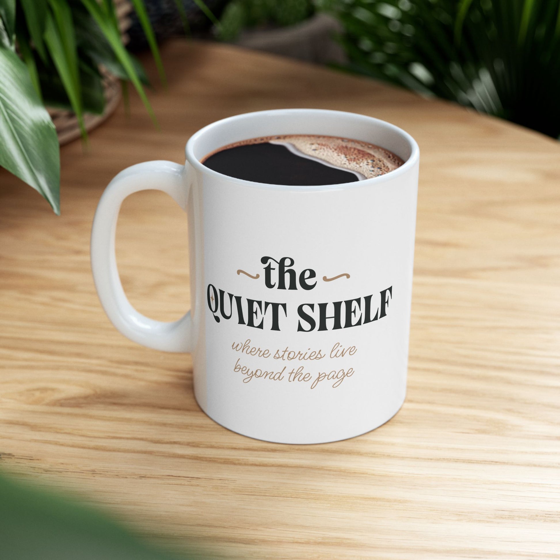 The Quiet Shelf Signature Ceramic Mug - The Quiet Shelf