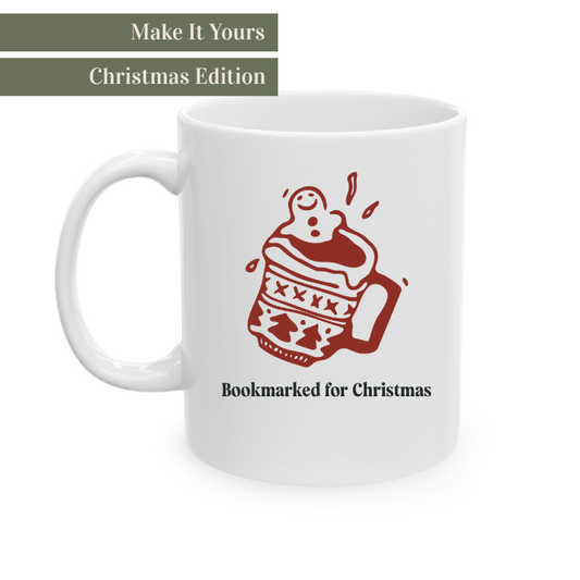 The Quiet Shelf Personalized Christmas Ceramic Mug - The Quiet Shelf