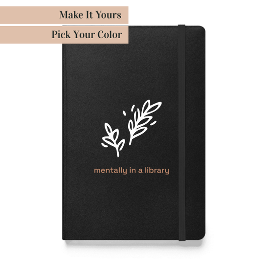 The Quiet Shelf Personalized Bookish Hardcover Notebook - The Quiet Shelf